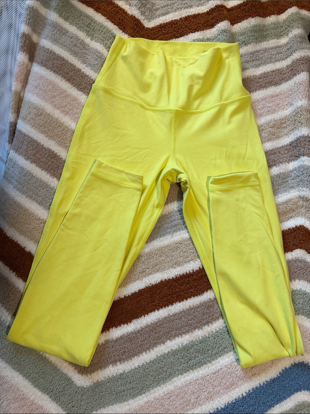 lululemon athletica Women’s Neon Yellow High-Waist Leggings
